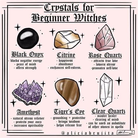 Healing Properties of Witch Gemstones